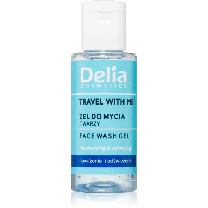 Delia Cosmetics Travel with me čistilni gel za obraz 50 ml