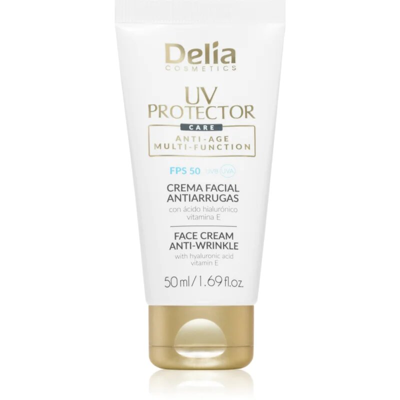 Delia Cosmetics UV Protector krema proti gubam SPF 50 50 ml