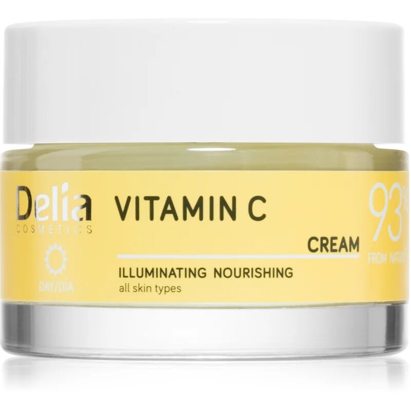 Delia Cosmetics Vitamin C posvetlitvena dnevna krema za obraz 50 ml