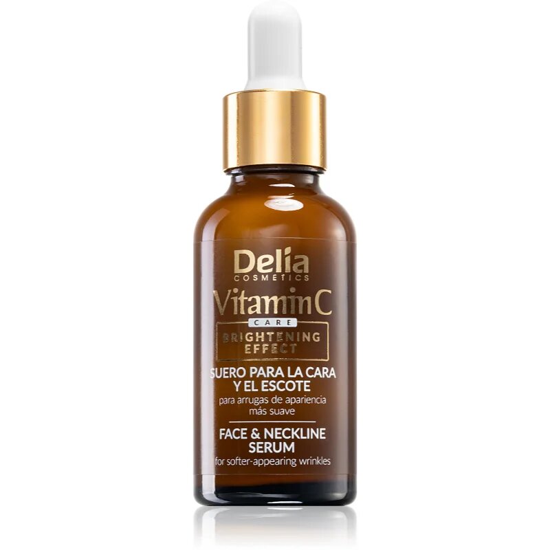 Delia Cosmetics Vitamin C posvetlitveni serum z vitaminom C za obraz in vrat 30 ml