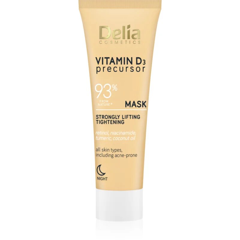 Delia Cosmetics Vitamin D3 Precursor lifting maska za noč 50 m