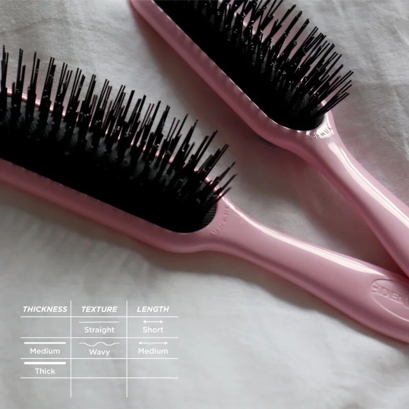 Denman Detangling D90 The Mini Detangler krtača za lažje razčesavanje las Pink Crush 1 kos