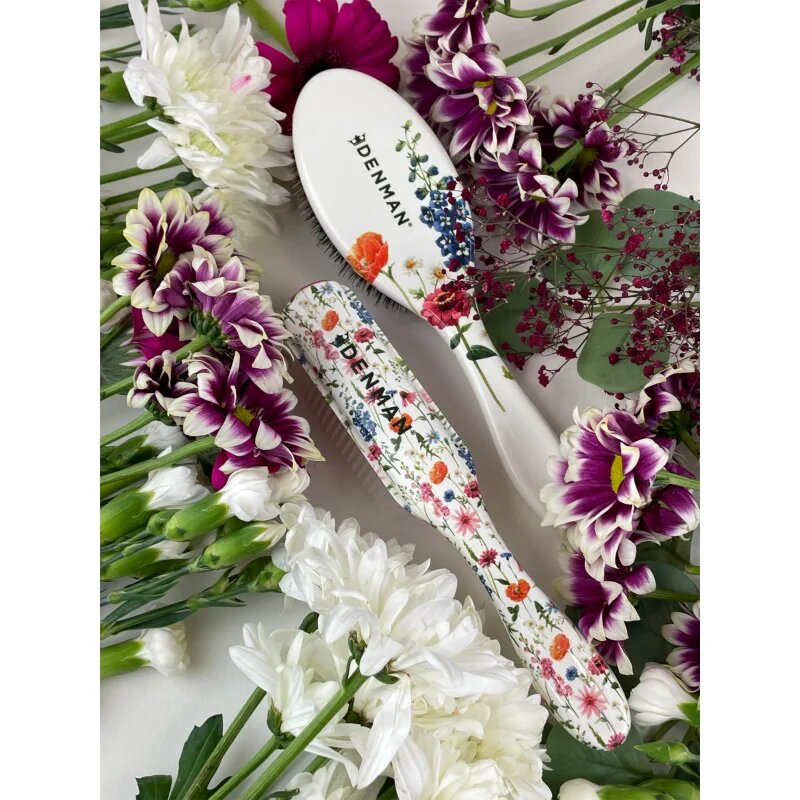 Denman Floral Fantasies D81M Style & Shine Brush krtača za lase 1 kos