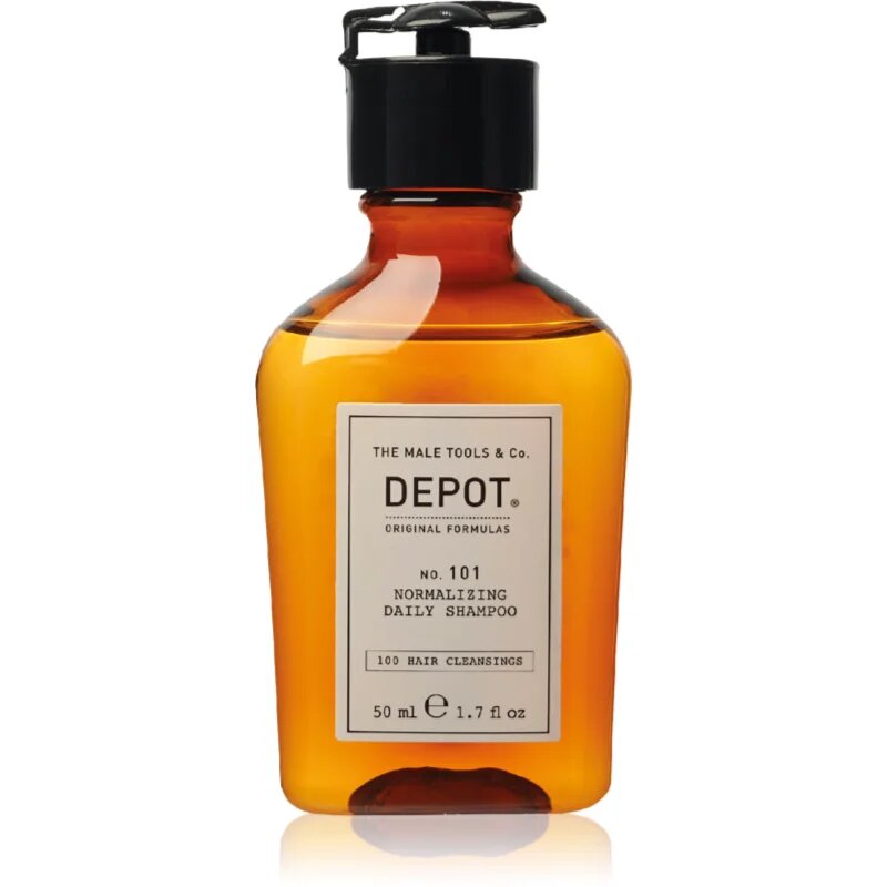Depot 100 HAIR CLEANSING NO. 101 NORMALIZING DAILY SHAMPOO šampon za normalizacijo za vsakodnevno uporabo 50 ml