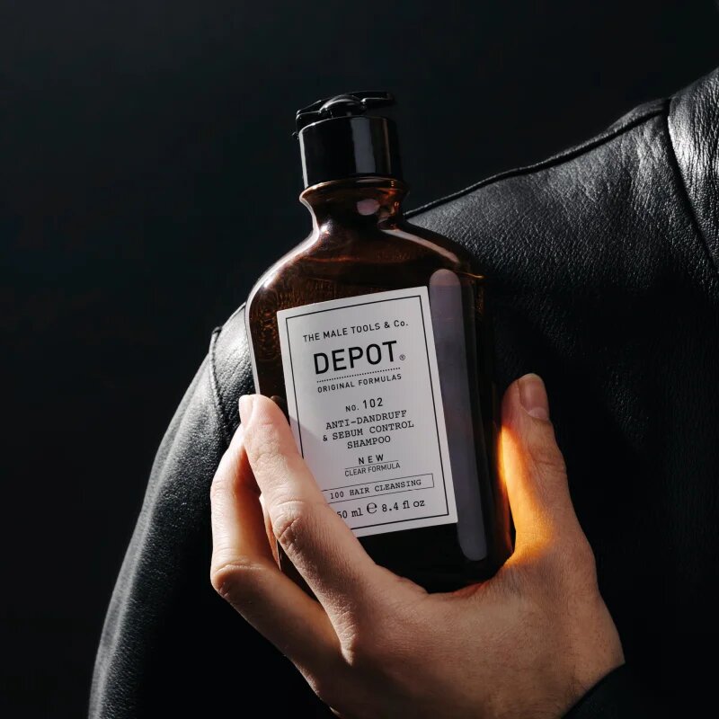 Depot 100 HAIR CLEANSING NO. 102 PURIFYING & SEBUM CONTROL šampon za obnovo ravnovesja mastnega lasišča 250 ml