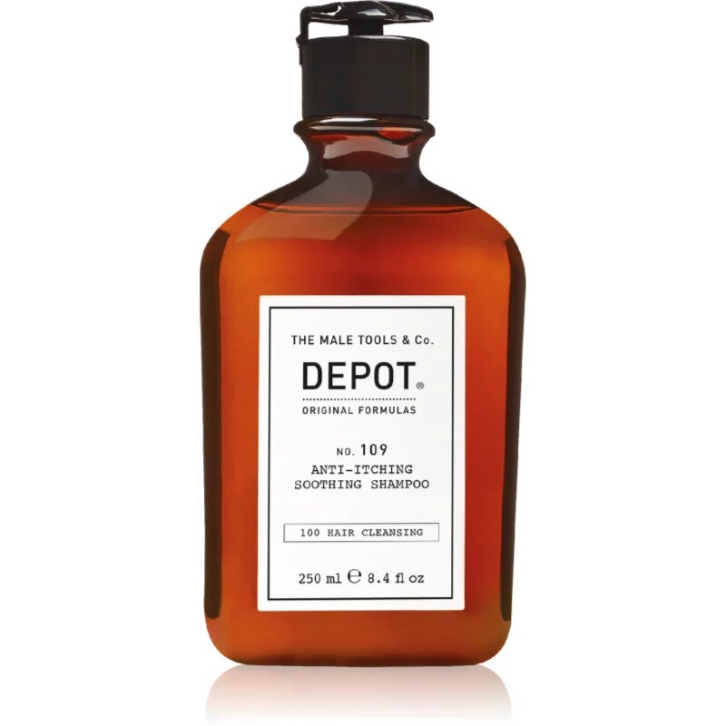Depot 100 HAIR CLEANSING NO. 109 ANTI-ITCHING SOOTHING SHAMPOO pomirjujoči šampon proti draženju in srbenju kože 250 ml