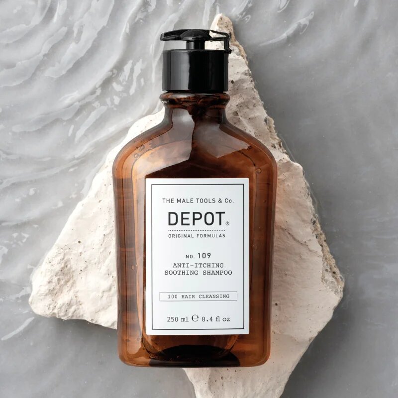 Depot 100 HAIR CLEANSING NO. 109 ANTI-ITCHING SOOTHING SHAMPOO pomirjujoči šampon proti draženju in srbenju kože 250 ml