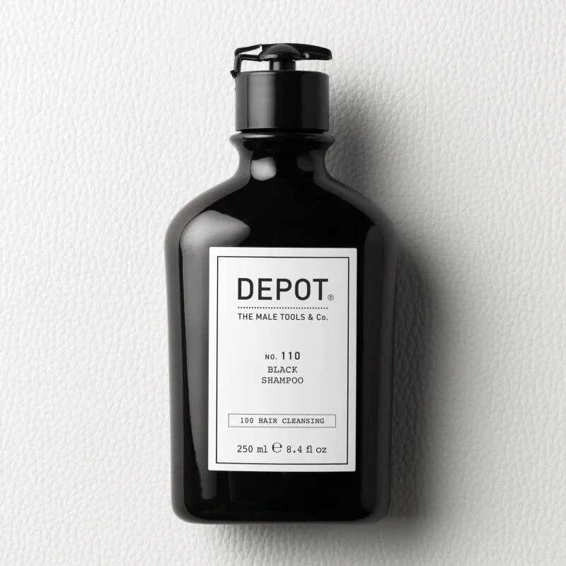 Depot 100 HAIR CLEANSING NO. 110 BLACK SHAMPOO šampon za nevtralizacijo medeninastih podtonov 250 ml
