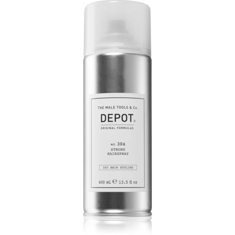 Depot 300 HAIR STYLING NO. 306 STRONG HAIRSPRAY lak za lase z ekstra močnim utrjevanjem 400 ml