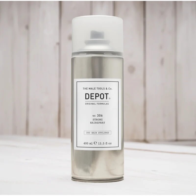 Depot 300 HAIR STYLING NO. 306 STRONG HAIRSPRAY lak za lase z ekstra močnim utrjevanjem 400 ml