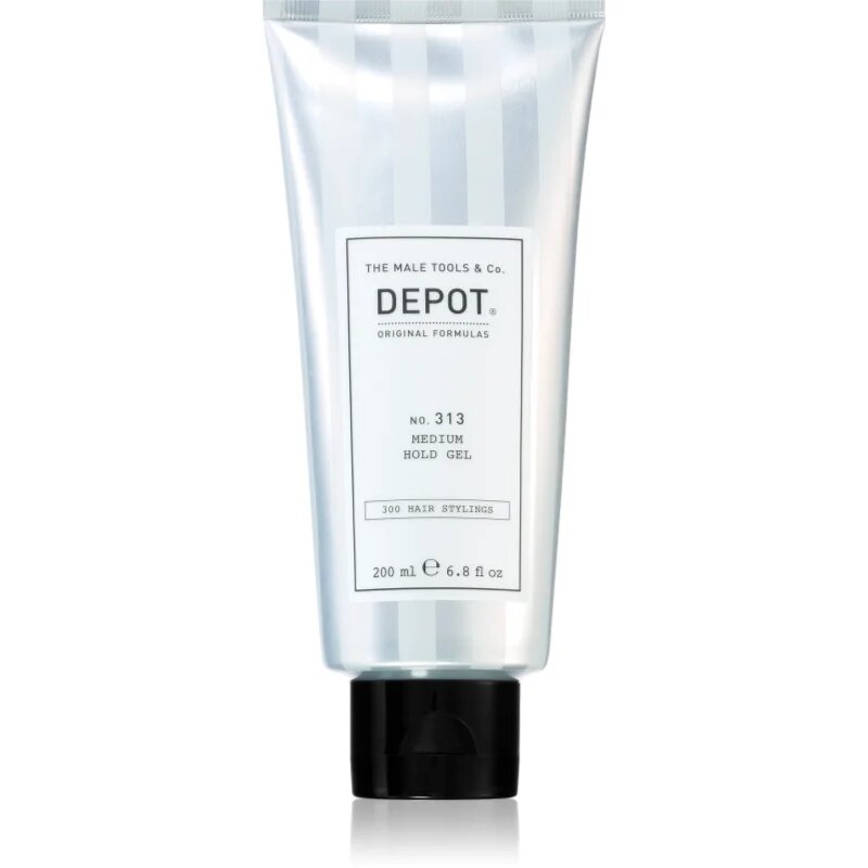 Depot 300 HAIR STYLING NO. 313 MEDIUM HOLD GEL gel za lase za fiksacijo in obliko 200 ml