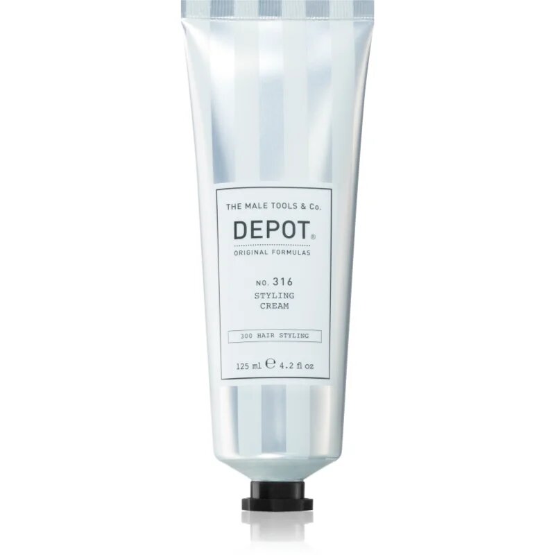 Depot 300 HAIR STYLING NO. 316 STYLING CREAM stiling krema s srednjim utrjevanjem za naraven sijaj las 125 ml