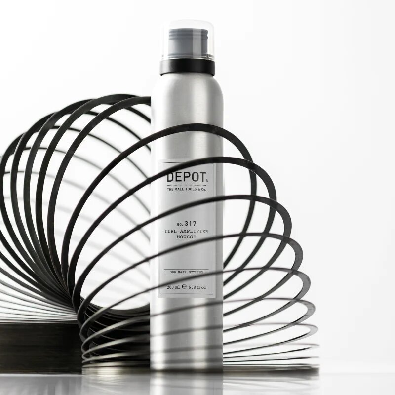 Depot 300 HAIR STYLING NO. 317 CURL AMPLIFIER MOUSSE pena za lase za definicijo kodrov za obliko 200 ml