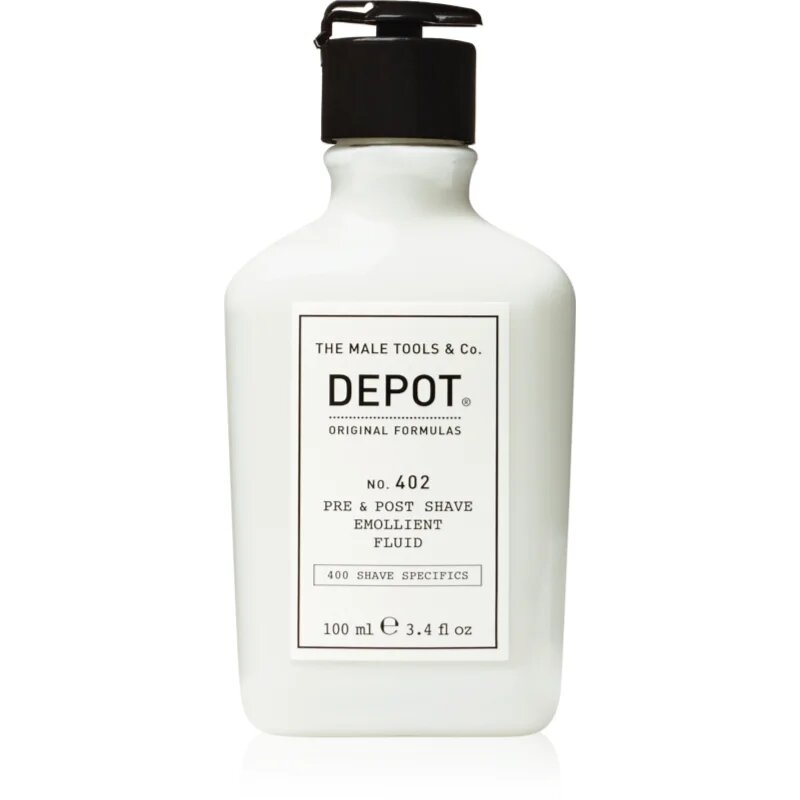 Depot 400 SHAVE SPECIFICS NO. 402 PRE & POST SHAVE EMOLLIENT FLUID balzam za po britju 100 ml