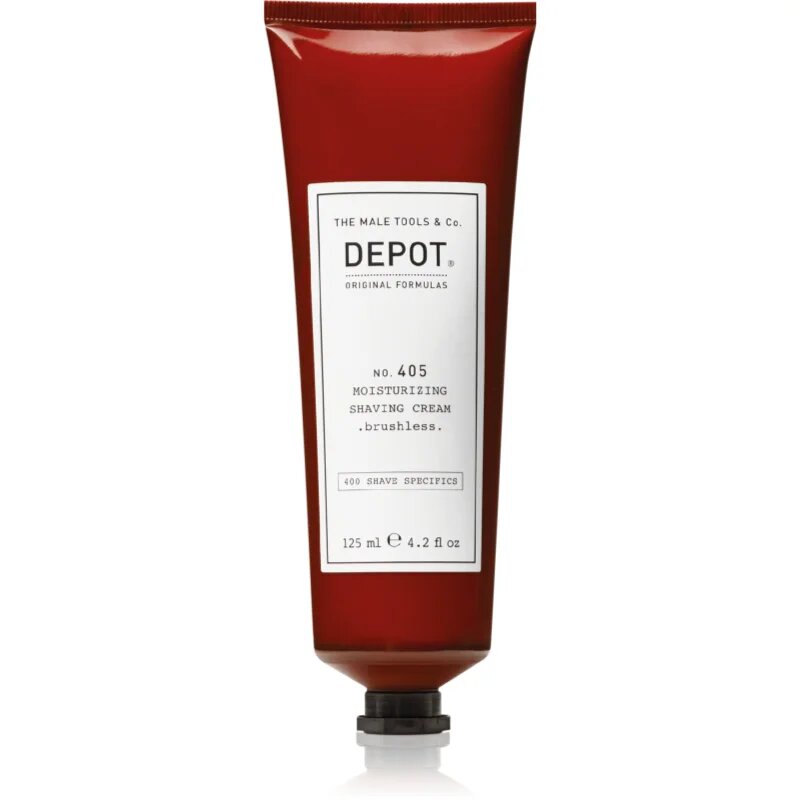 Depot 400 SHAVE SPECIFICS NO. 405 MOISTURIZING SHAVING CREAM vlažilna krema za britje brushless 125 ml