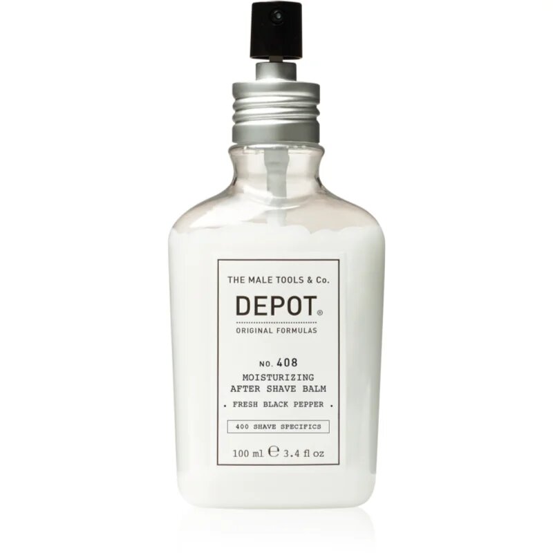 Depot 400 SHAVE SPECIFICS NO. 408 MOISTURIZING AFTER SHAVE BALM vlažilni balzam za po britju Fresh Black Pepper 100 ml