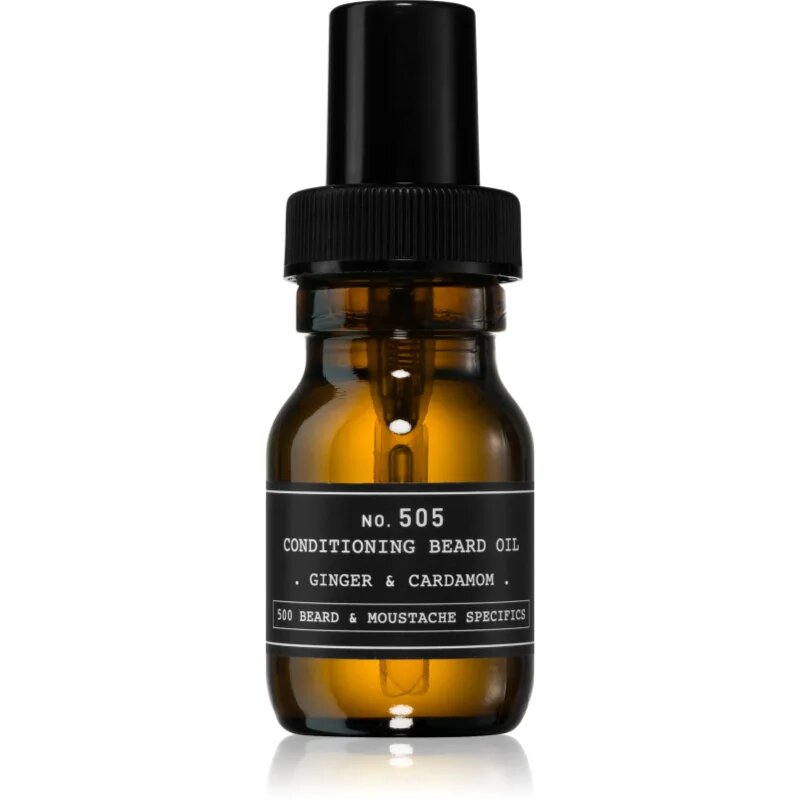 Depot 500 BEARD & MOUSTACHE SPECIFICS NO. 505 CONDITIONING BEARD OIL olje za brado Ginger & Cardamom 30 ml