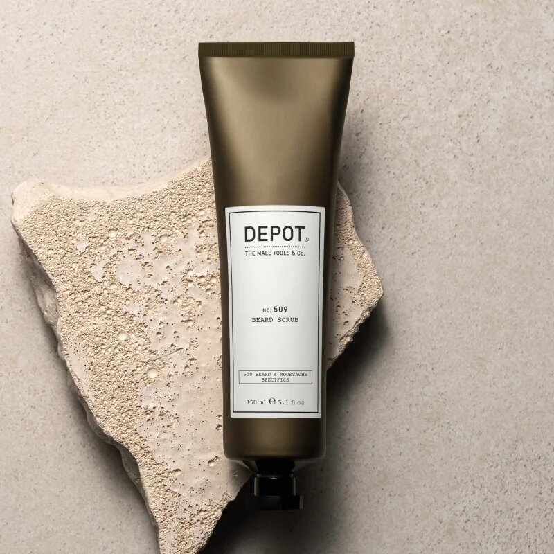 Depot 500 BEARD & MOUSTACHE SPECIFICS NO. 509 BEARD SCRUB piling za brado 150 ml