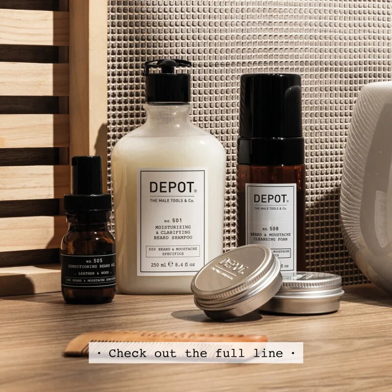 Depot 500 BEARD & MOUSTACHE SPECIFICS NO. 509 BEARD SCRUB piling za brado 150 ml