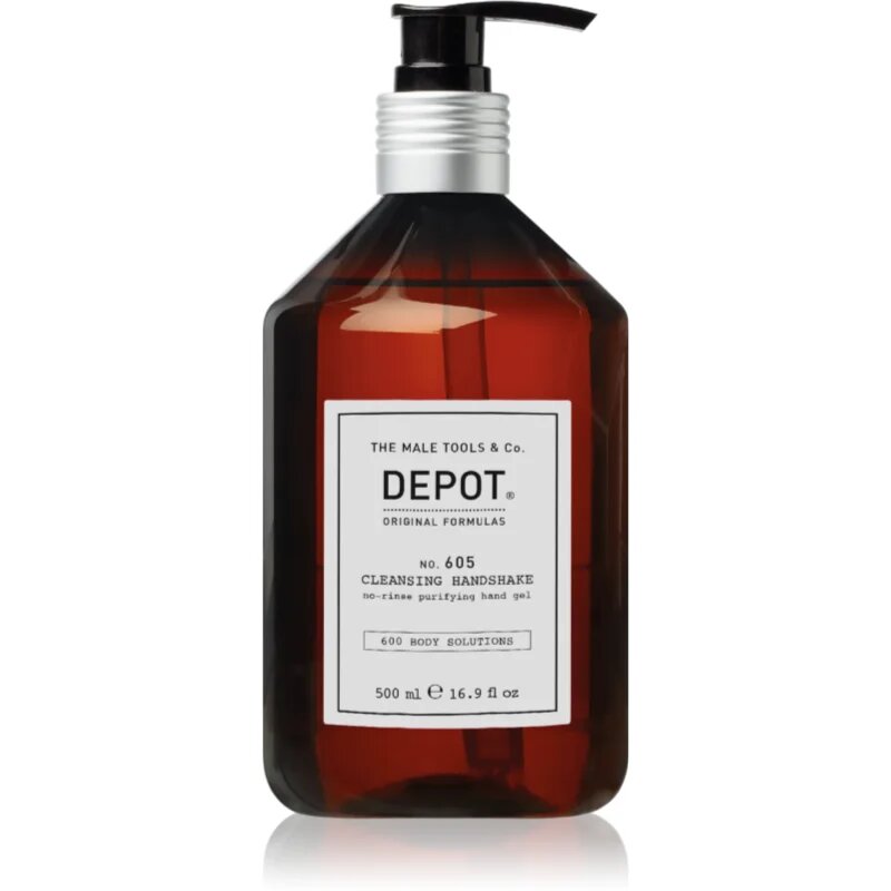 Depot 600 BODY SOLUTIONS NO. 605 CLEANSING HAND SHAKE čistilni gel za roke 500 ml
