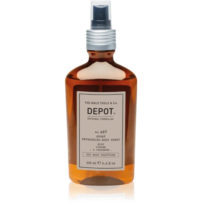 Depot 600 BODY SOLUTIONS NO. 607 SPORT REFRESHING BODY SPRAY osvežujoče pršilo za telo za moške 200 ml