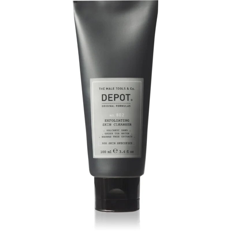 Depot 800 SKIN SPECIFICS NO. 802 EXFOLIATING SKIN CLEANSER eksfoliacijski čistilni gel za moške 100 ml