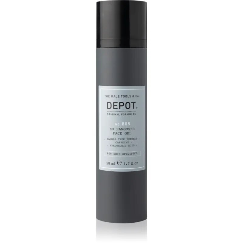 Depot 800 SKIN SPECIFICS NO. 805 NO HANGOVER FACE GEL vlažilni gel za vse tipe kože 50 ml
