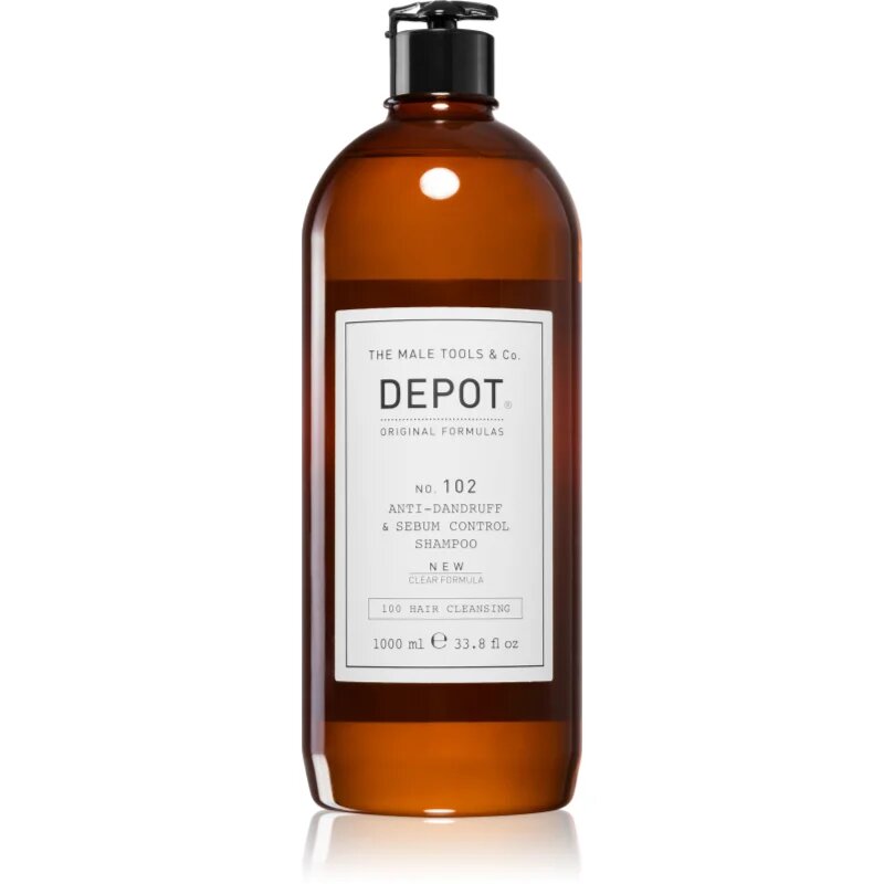 Depot No. 102 Anti-Dandruff & Sebum Control Shampoo šampon za obnovo ravnovesja mastnega lasišča 1000 ml