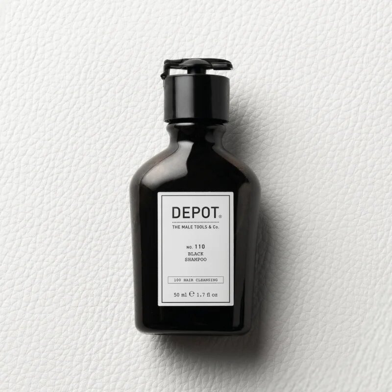 Depot No. 110 Black Shampoo šampon za nevtralizacijo medeninastih podtonov 50 ml