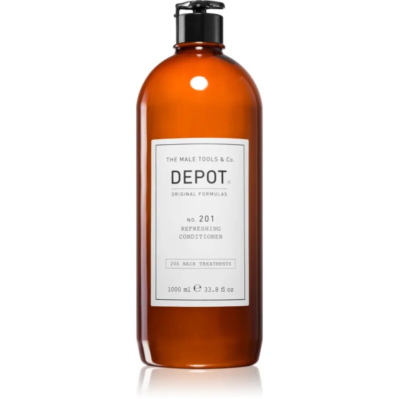 Depot No. 201 Refreshing Conditioner vlažilni balzam za sijaj in mehkobo las 1000 ml