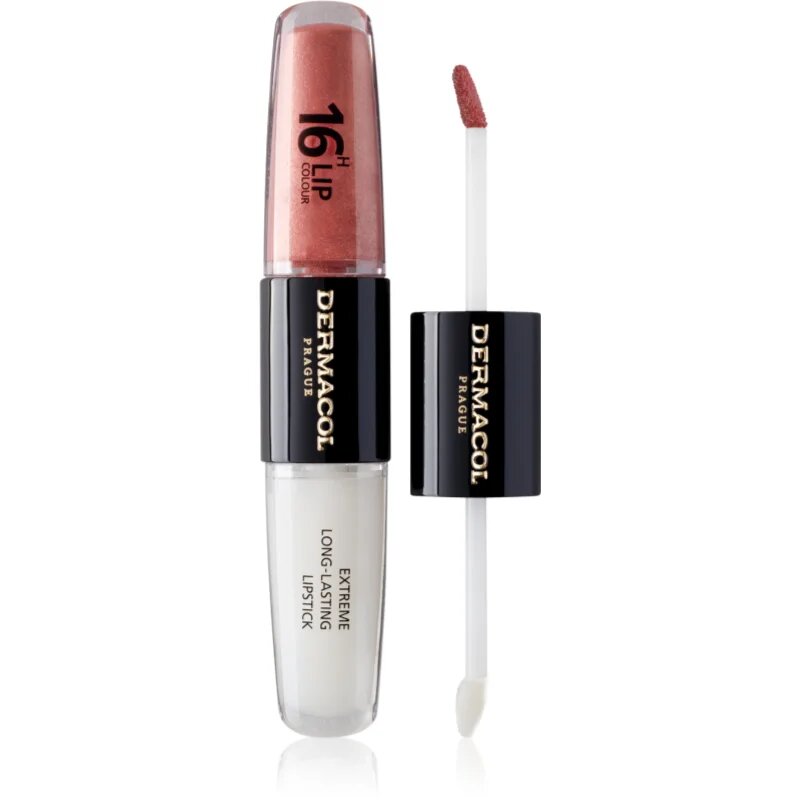 Dermacol 16H Lip Colour Dolgoobstojna šminka in sijaj za ustnice odtenek 05 Sparkling Muse 2x4 ml
