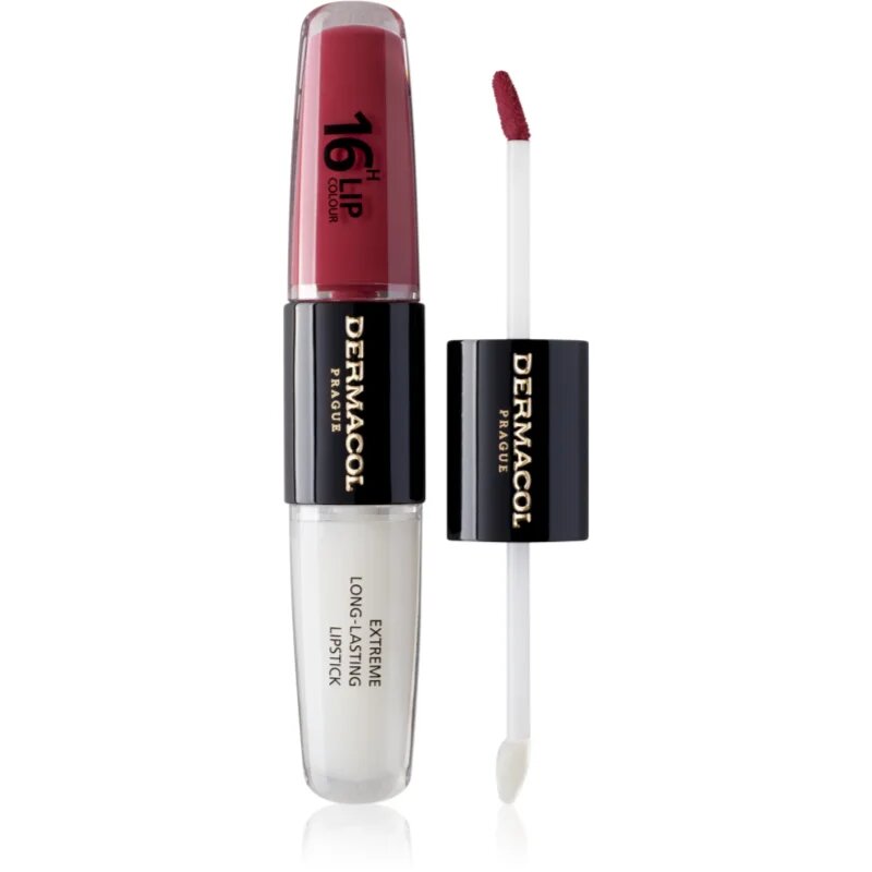 Dermacol 16H Lip Colour Dolgoobstojna šminka in sijaj za ustnice odtenek 06 Merry Berry 2x4 ml