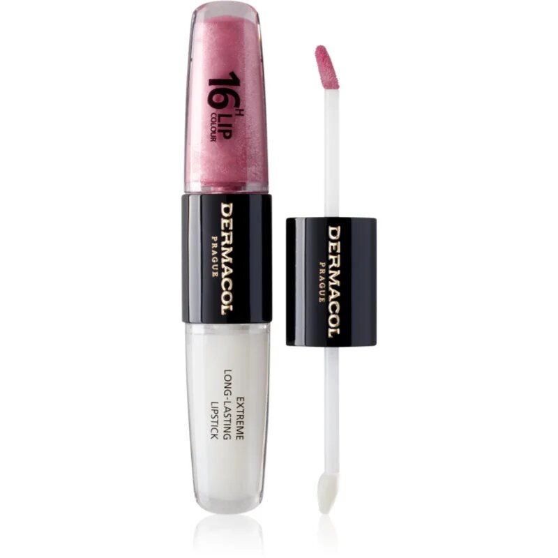 Dermacol 16H Lip Colour Dolgoobstojna šminka in sijaj za ustnice odtenek 11 Soft Heart 2x4 ml