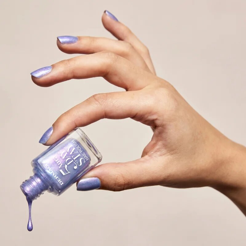 Dermacol 5 Day Stay Aura dolgoobstojen lak za nohte z bisernim sijajem odtenek 71 Ocean Mist 11 ml