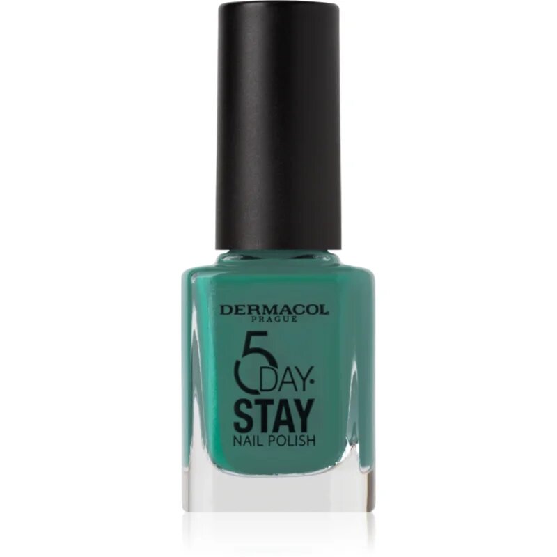 Dermacol 5 Day Stay dolgoobstojen lak za nohte odtenek 66 Emerald 11 ml