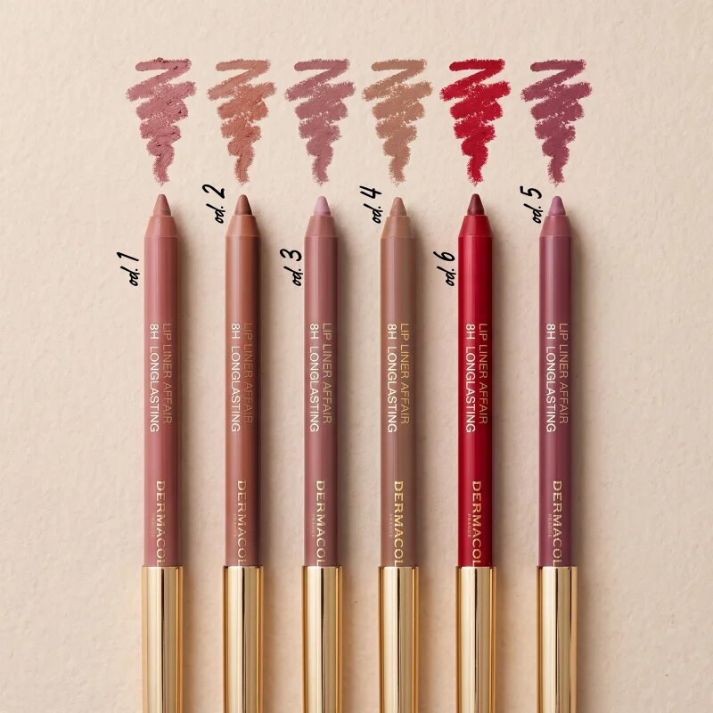 Dermacol 8H Lip Liner Affair kremasti svinčnik za ustnice odtenek 3 1.3 g