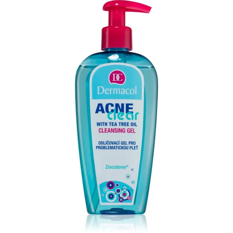 Dermacol Acne Clear čistilni gel za odstranjevanje ličil za problematično kožo 200 ml