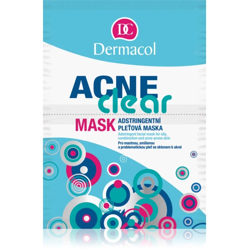 Dermacol Acne Clear maska za obraz za problematično kožo akne 2x8 g
