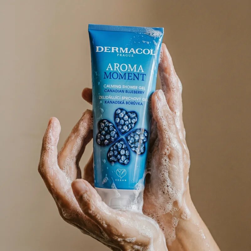 Dermacol Aroma Moment Canadian Blueberry pomirjajoči gel za tuširanje 250 ml