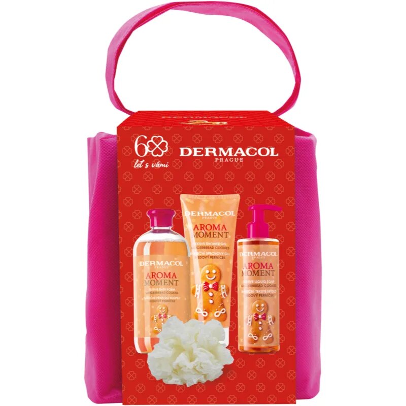Dermacol Aroma Moment Gingerbread Cookies darilni set v božičnem slogu