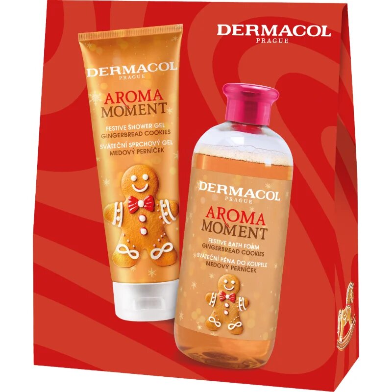 Dermacol Aroma Moment Gingerbread Cookies darilni set v božičnem slogu