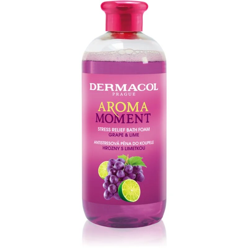 Dermacol Aroma Moment Grape & Lime antistresna pena za kopel 500 ml