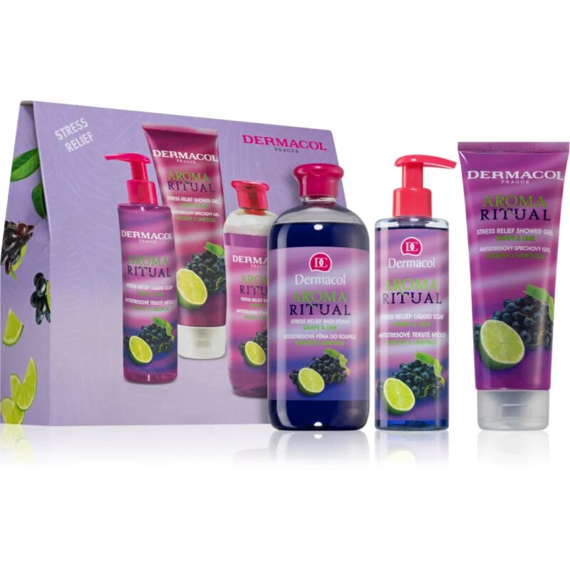 Dermacol Aroma Moment Grape & Lime darilni set za kopel