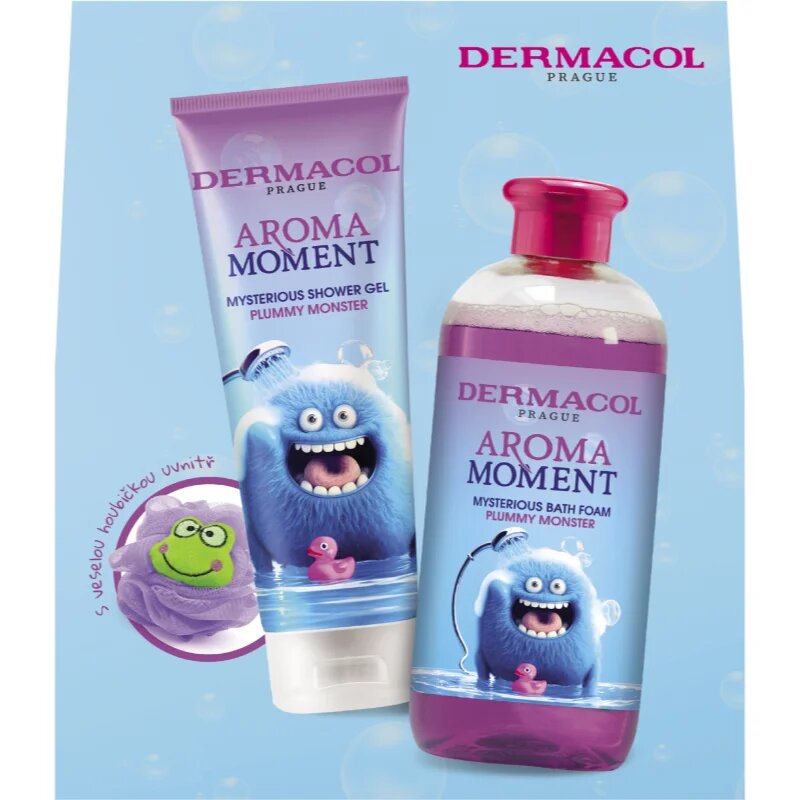 Dermacol Aroma Moment Plummy Monster darilni set za otroke Plum