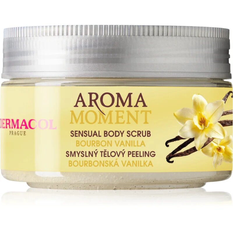 Dermacol Aroma Moment Vanilla Bourbon sladkorni piling za telo 200 g