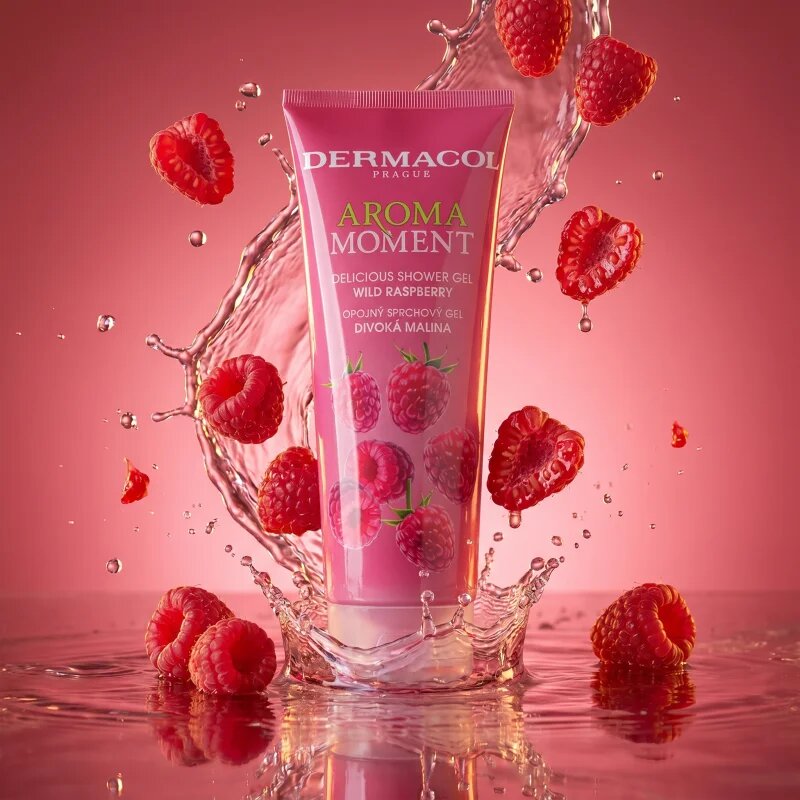 Dermacol Aroma Moment Wild Raspberry opojen gel za prhanje 250 ml