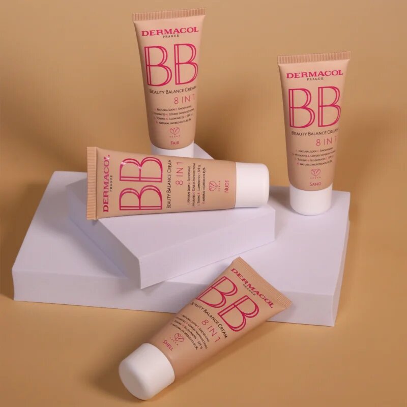 Dermacol Beauty Balance BB krema z vlažilnim učinkom SPF 15 N.3 Shell 30 ml