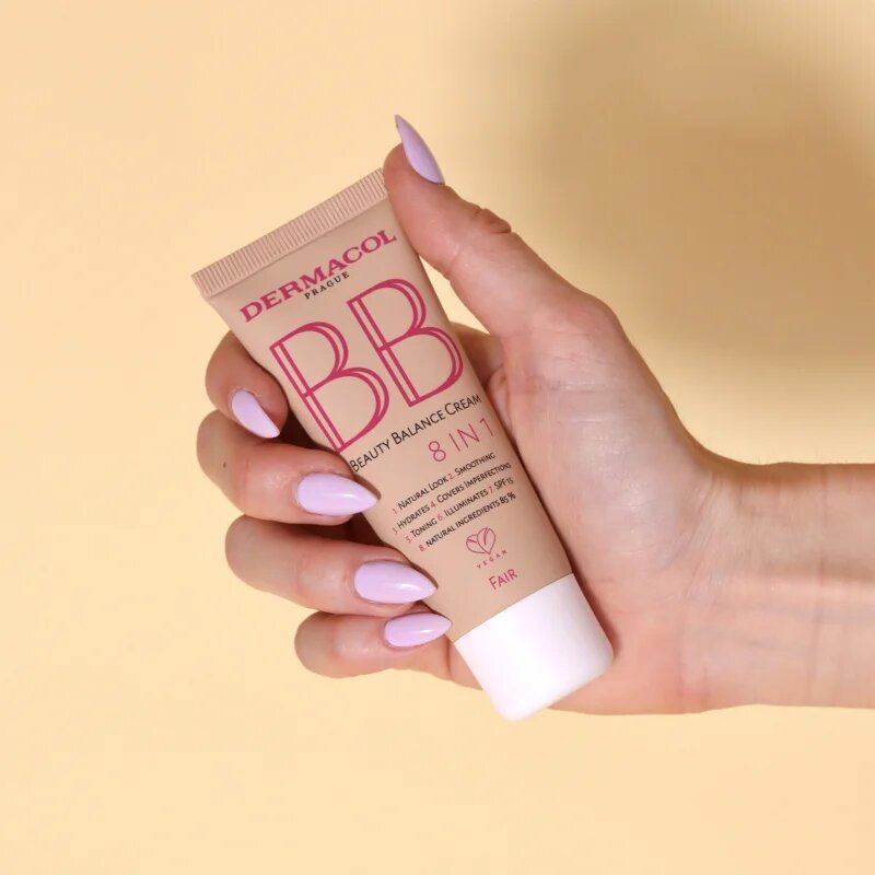 Dermacol Beauty Balance BB krema z vlažilnim učinkom SPF 15 N.3 Shell 30 ml