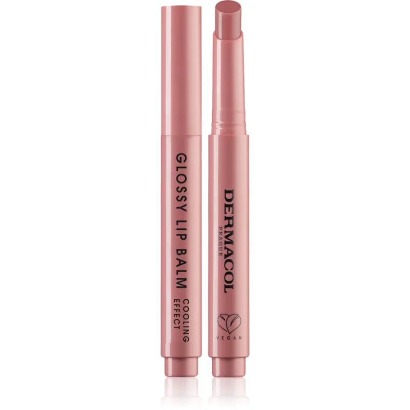 Dermacol Beauty Stick Glossy Lip Balm negovalni sijaj za ustnice s hladilnim učinkom dišave 01 Vanilla 2.2 g