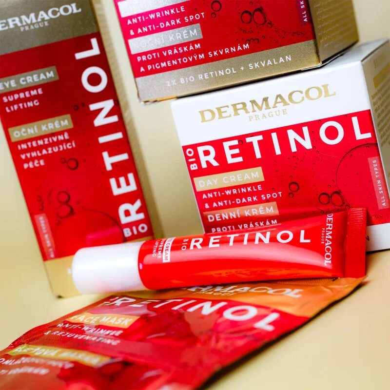 Dermacol Bio Retinol kremasta maska proti gubam 16 ml